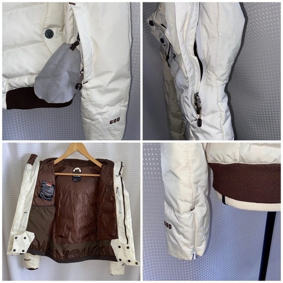 Women’s THE NORTH FACE 600 fill down Parka Arctic Bomber Jacket size small - Picture 11 of 17